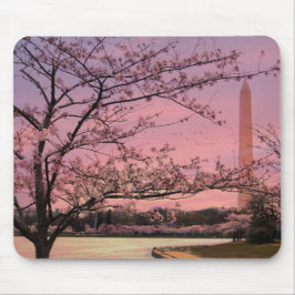 Alfombrilla De Ratón Festival Washington Monument Cherry Blossom