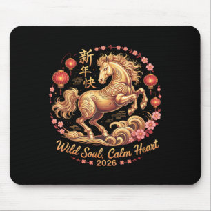 Alfombrilla De Ratón Festivo 2026 Crazy Horse Señora Alma Salvaje Coraz
