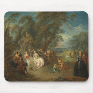 Alfombrilla De Ratón Fête Champêtre, C. 1730 (aceite en lona)