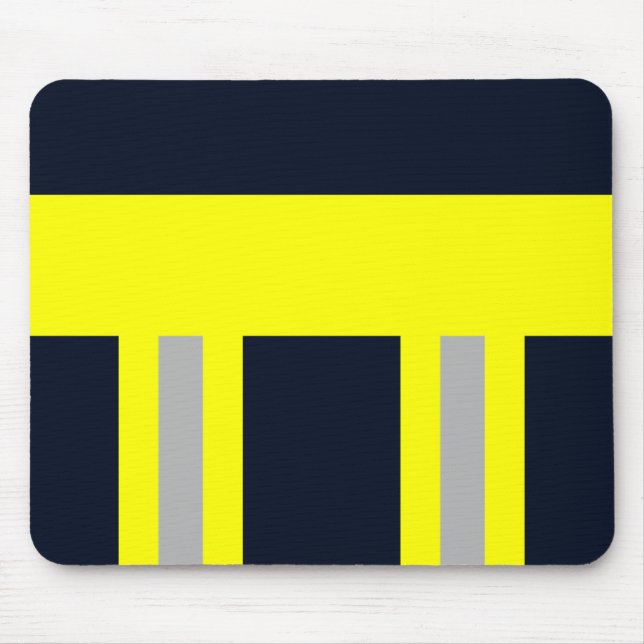Alfombrilla De Ratón Feuerwehr Symbol Uniform Blau Mousepad (Frente)