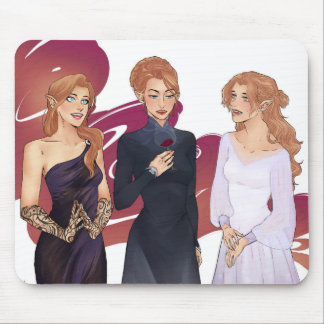 Alfombrilla De Ratón Feyre, Nesta e Elain Archeron