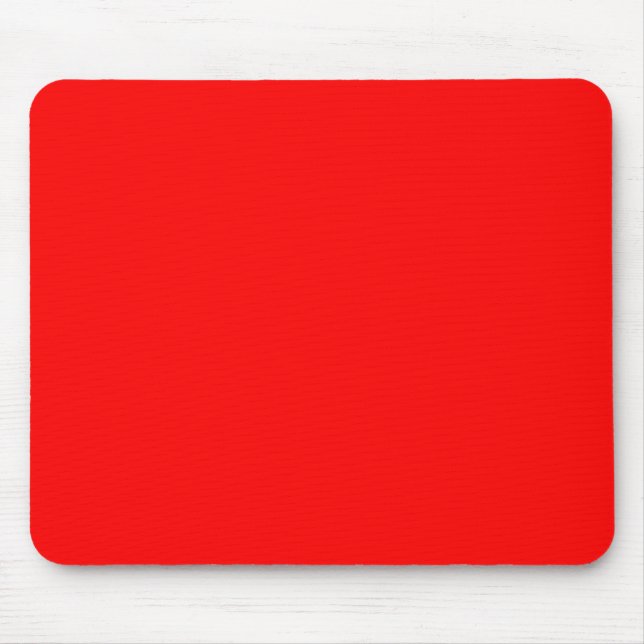Alfombrilla De Ratón FF0000 Rojo (Frente)