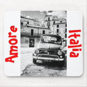 Alfombrilla De Ratón Fiat 500, cinquecento en Italia, regalo clásico