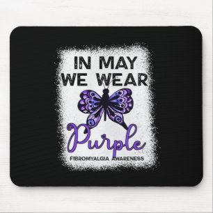 Alfombrilla De Ratón Fibro Awareness Spoonie En Mayo Usamos Púrpura But
