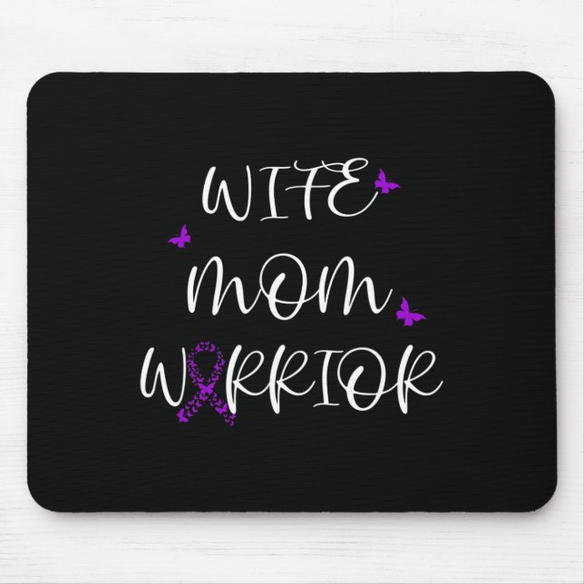 Alfombrilla De Ratón Fibromialgia Conciencia Fibro Guerrero Invisible M (Frente)