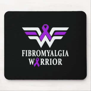 Alfombrilla De Ratón Fibromialgia Conciencia Guerrero Apoyo Cinta Púrpu