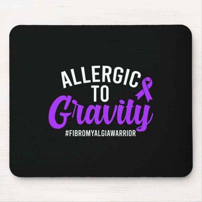 Alfombrilla De Ratón Fibromialgia Guerrero Fibromialgia Conciencia (Frente)