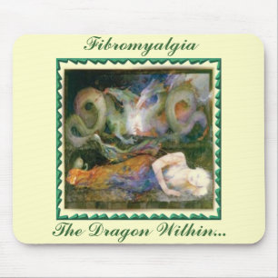 Alfombrilla De Ratón Fibromyalgia, el dragón dentro…