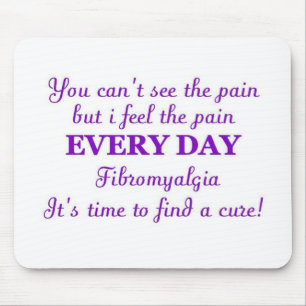 Alfombrilla De Ratón Fibromyalgia - hora para una curación