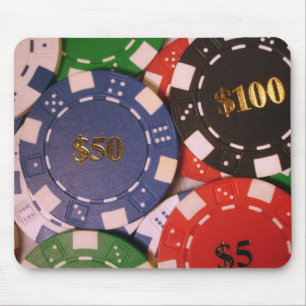 Alfombrilla De Ratón Fichas de póker Mousepad