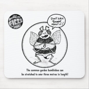 Alfombrilla De Ratón FICTS "abeja que estira" Mousepad