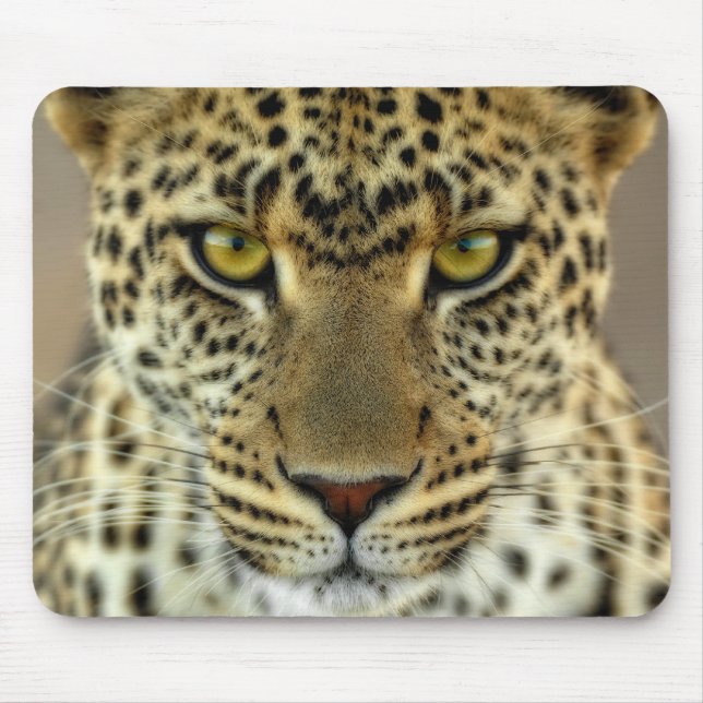 Alfombrilla De Ratón Fierce Leopard (Frente)