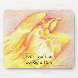 Alfombrilla De Ratón Fiery Phoenix Mousepad