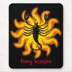 Alfombrilla De Ratón Fiery Scorpio
