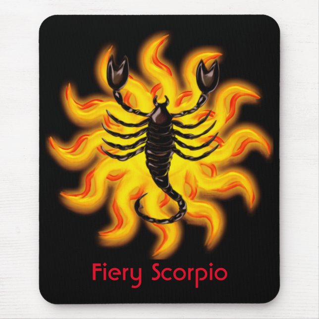 Alfombrilla De Ratón Fiery Scorpio (Frente)