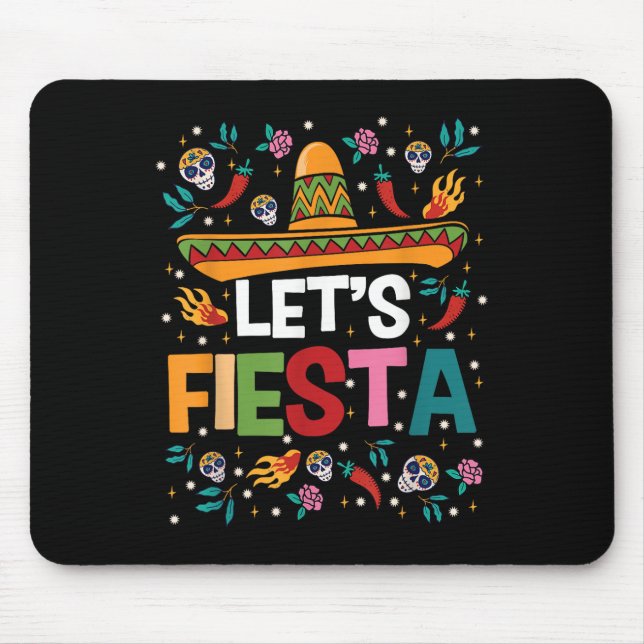 Alfombrilla De Ratón Fiesta Cinco De Mayo (Frente)