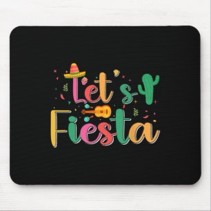 Alfombrilla De Ratón Fiesta Cinco De Mayo Familiar Disfraz Mexicano