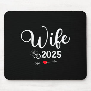 Alfombrilla De Ratón Fiesta de Compromiso 2025 Esposa Marido Coincident