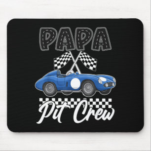 Alfombrilla De Ratón fiesta de cumpleaños de coche de carreras familia