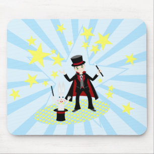 Alfombrilla De Ratón Fiesta de cumpleaños del niño del mago