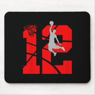 Alfombrilla De Ratón Fiesta de cumpleaños número 12 de los niños de 12 