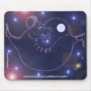 Alfombrilla De Ratón Fiesta de la supernova de Astronomouse