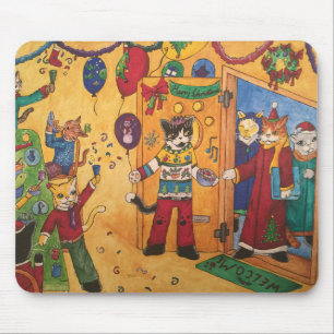 Alfombrilla De Ratón Fiesta de navidades