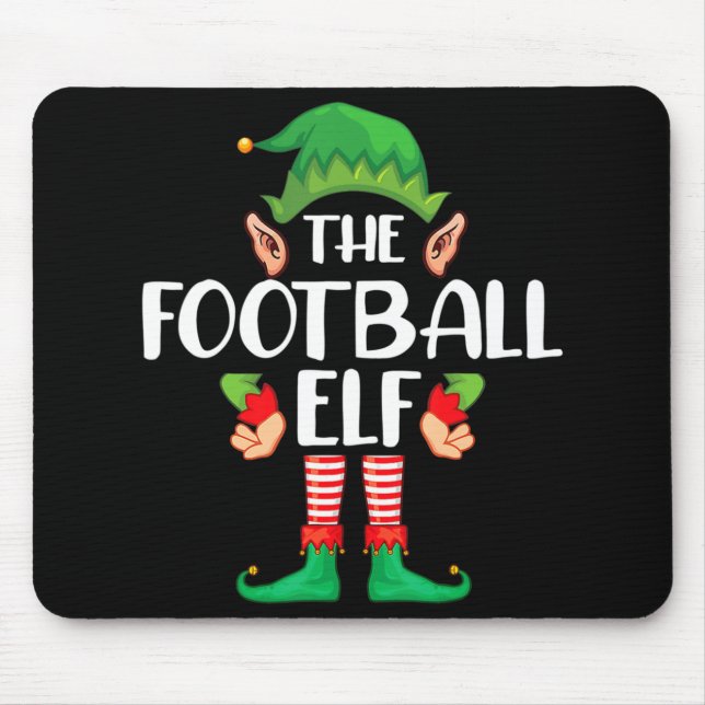 Alfombrilla De Ratón Fiesta de Navidades del grupo familiar Football El (Frente)