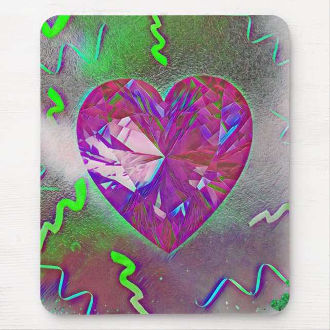 Alfombrilla De Ratón Fiesta del corazón (Frente)