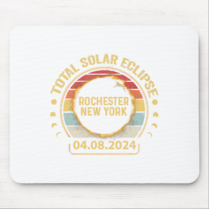 Alfombrilla De Ratón Fiesta del eclipse solar total de Rochester New Yo