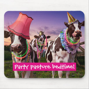 Alfombrilla De Ratón Fiesta Hasta Que Las Vacas Vengan A Casa