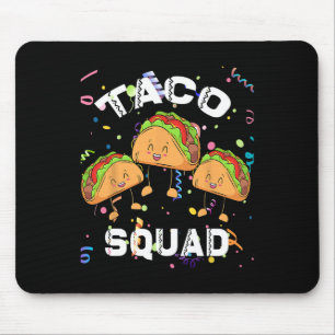 Alfombrilla De Ratón Fiesta mexicana Taco Squad Lover Cinco De Mayo