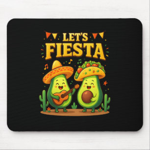 Alfombrilla De Ratón Fiesta México Cinco De Mayo Aguacate Tacos D