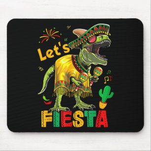 Alfombrilla De Ratón Fiesta México Dino Trex Cinco De Mayo Toddle