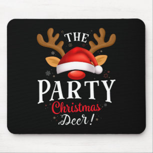 Alfombrilla De Ratón Fiesta Navidades Deer Pjs Familia Xmas
