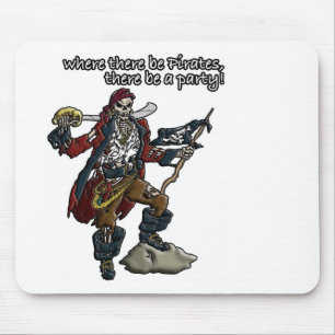 Alfombrilla De Ratón ¡Fiesta pirata!