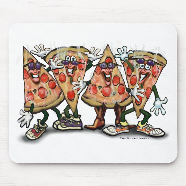 Alfombrilla De Ratón Fiesta Pizza (Frente)