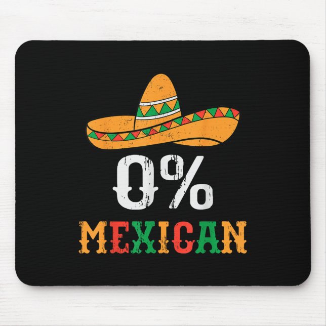 Alfombrilla De Ratón Fiesta Sombrero de Cinco De Mayo (Frente)