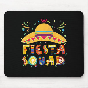 Alfombrilla De Ratón Fiesta Squad México Fiesta Taco Guitar Cinco De Ma