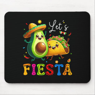 Alfombrilla De Ratón Fiesta Taco Aguacate Funny Cinco De Mayo Mexicano