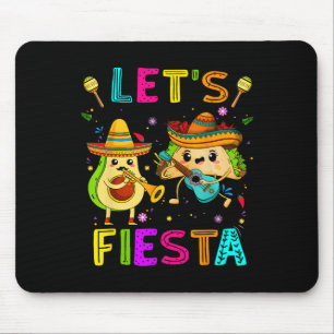 Alfombrilla De Ratón Fiesta Taco Aguacate Funny Cinco De Mayo Mexicano