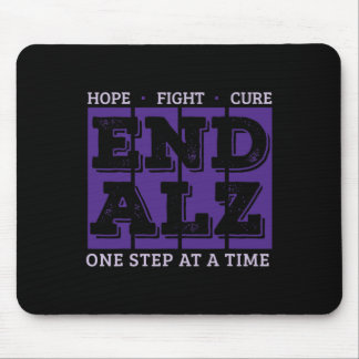 Alfombrilla De Ratón Fight Cure EndAlzheimer Un Paso A La Vez Heimer
