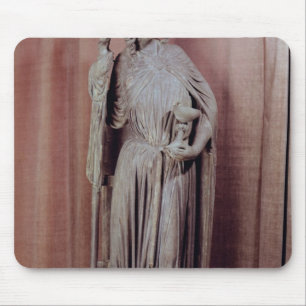 Alfombrilla De Ratón Figura alegórica de la iglesia que sostiene una