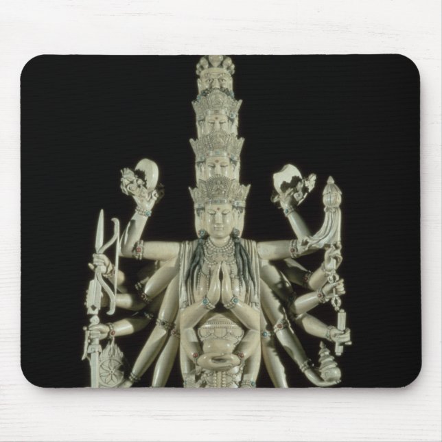 Alfombrilla De Ratón Figura de la diosa hindú Kali (Frente)