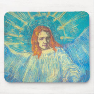 Alfombrilla De Ratón Figura de medio ángel de Vincent van Gogh
