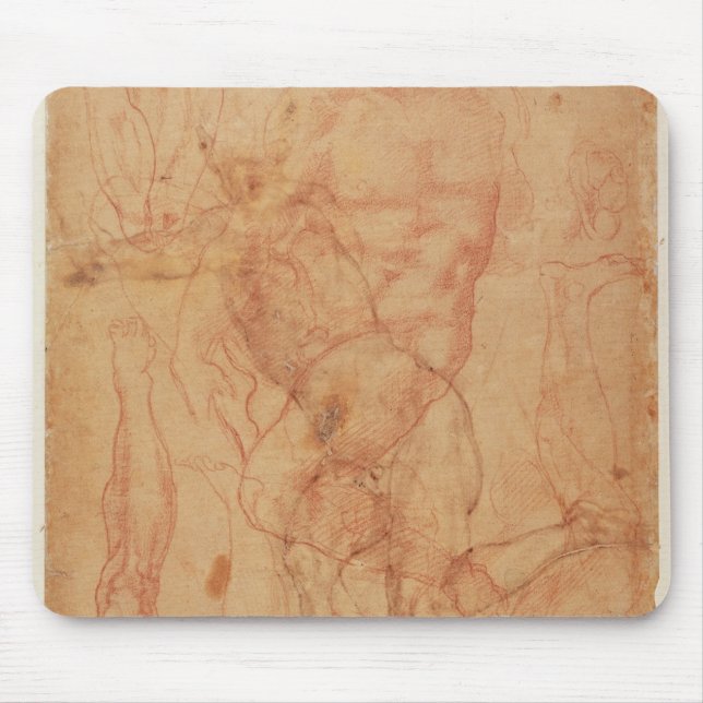 Alfombrilla De Ratón Figura estudio (Frente)