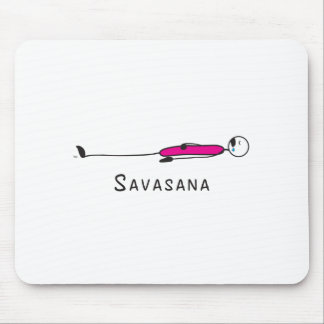 Alfombrilla De Ratón Figura linda del palillo de la yoga