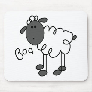 Alfombrilla De Ratón Figura Mousepad del palillo de las ovejas