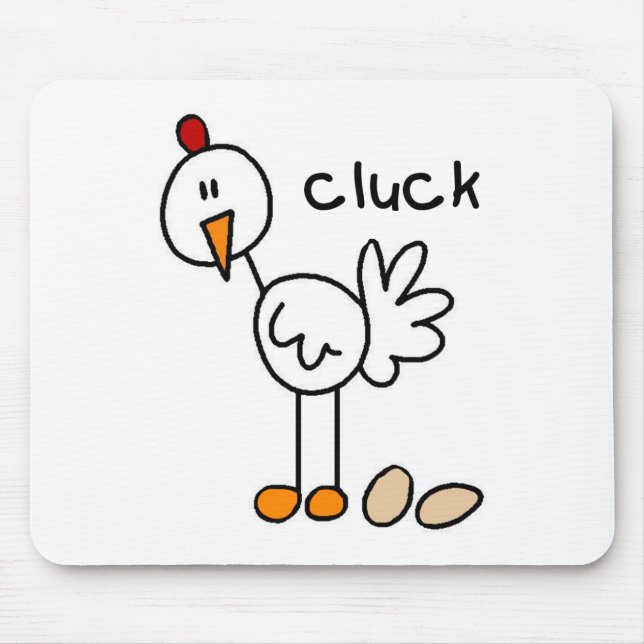 Alfombrilla De Ratón Figura Mousepad del palillo del pollo (Frente)