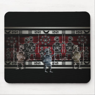 Alfombrilla De Ratón Figura negra griega moderna